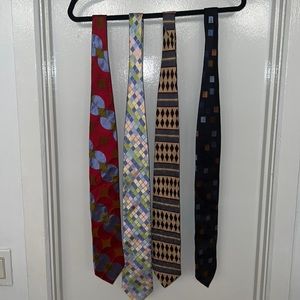 Lot of 4 ties. MSRP $315